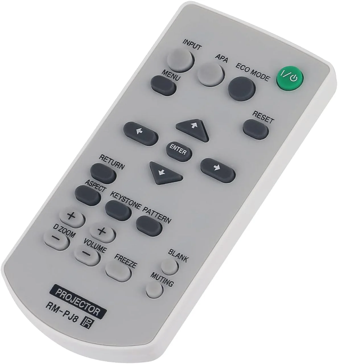 ریموت کنترل جایگزین RM-PJ8 مناسب برای پروژکتور سونی مدل های VPL-CH350 VPL-CH375 VPL-CH370 VPL-CH355 VPL-CH353 VPL-CW256 VPL-CW276 VPL-CX236 VPL-CX276 VPL-DW120 VPL-DW122 VPL-DW125 VPL-DW126 VPL-DW127