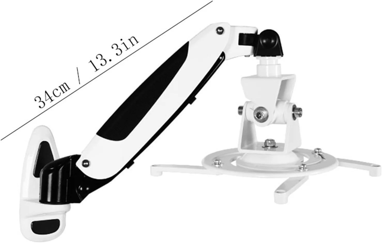 پایه پروژکتور، قفسه پروژکتور دیواری، مناسب منزل، اتاق نشیمن، اتاق کنفرانس، پایه تلسکوپی چرخشی سقفی پروژکتور، نگهدارنده پروژکتور (1)