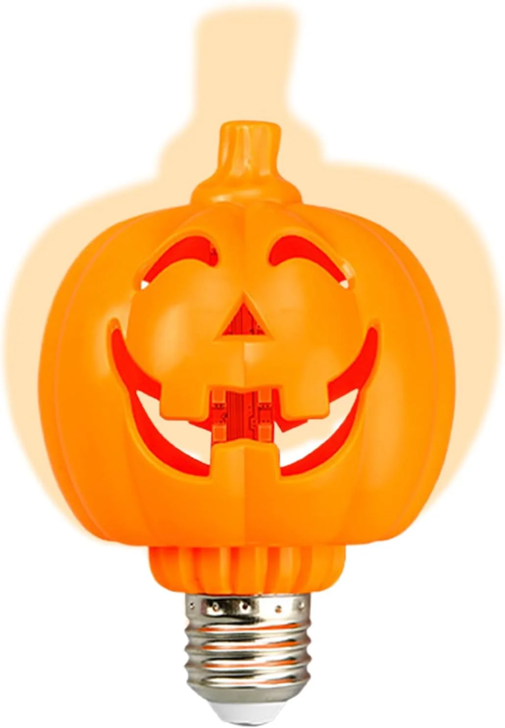 چراغ های کدو تنبل | لامپ پروژکتور کدو تنبل هالووین، پایه پیچی E27، دکور لامپ تعطیلات برای مهمانی های موضوعی داخلی و خارجی، خانه های جن زده، چادرهای کمپینگ، پارک