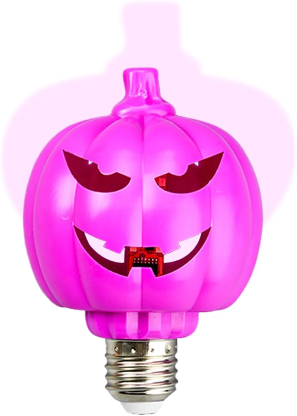 لامپ کدو تنبل | لامپ پروژکتور کدو تنبل هالووین - پایه پیچی E27، دکور لامپ تعطیلات برای مهمانی های موضوعی داخلی و خارجی، خانه های جن زده، چادرهای کمپینگ، پارک