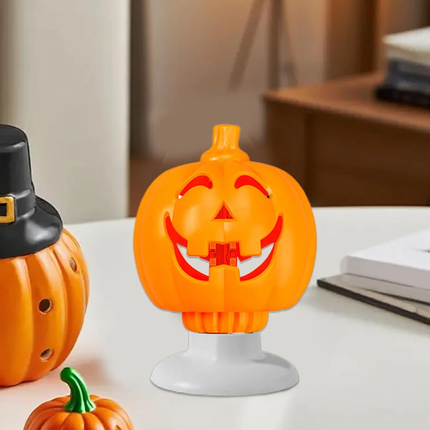 لامپ طرح کدو تنبل، چراغ پروژکتور کدو تنبل هالووین | نورپردازی فصلی تزئینی برای چادرهای کمپینگ، مهمانی های موضوعی، خانه های جن زده، رستوران ها، پارک