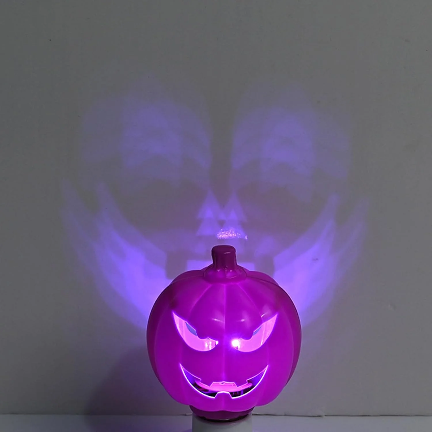 لامپ کدو تنبل، لامپ پروژکتور کدو تنبل هالووین - لامپ تزئینی جشن پایه پیچی E27 برای چادر کمپینگ داخلی و خارجی، رستوران ها، خانه های جن زده، مهمانی های موضوعی، پارک، بار