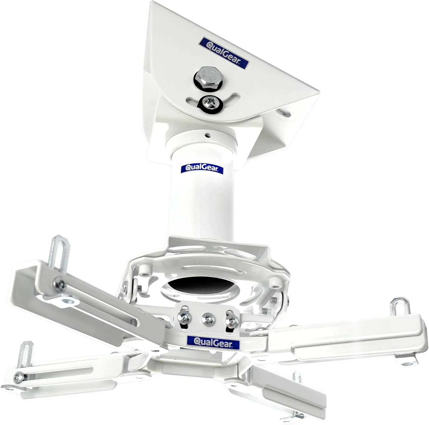 کیت نصب پروژکتور QualGear Pro-AV QG-KIT-VA-3IN-W شامل آداپتور سقف شیبدار، لوله 3 اینچی NPT با قطر 1.5 اینچ، سفید