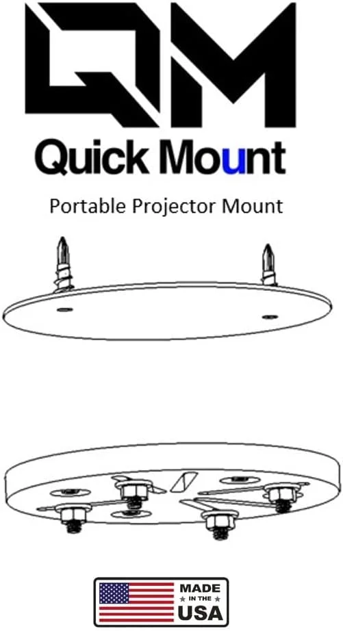 نصب سریع مغناطیسی پروژکتور سقفی سازگار با اکثر پایه های پروژکتور سقفی و دیواری، YiePhiot، WALI، VIVO، QualGear و غیره!