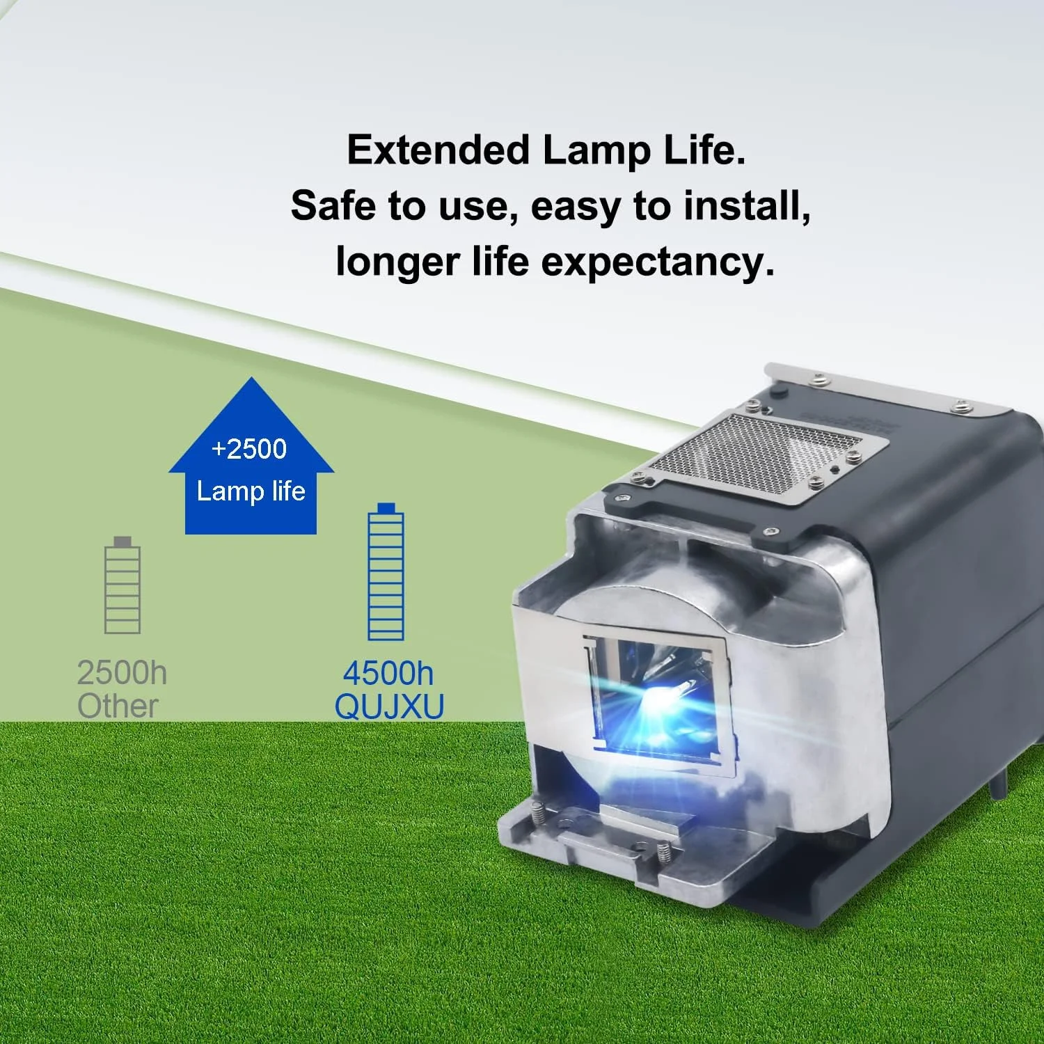 لامپ پروژکتور QUJXU HC3800 با محفظه برای Mitsubishi HC4000 HC3800 HC3200 HC3900 HC3200u HC3800u HC3900u HC4000u