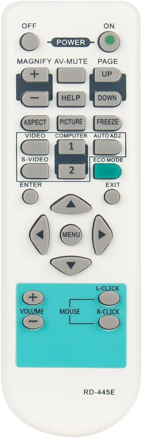 ریموت کنترل جایگزین مدل RD-445E مناسب برای پروژکتورهای NEC مدل VT480 VT49 VT490 VT491 VT495 VT57 VT58 VT580 VT59 VT590 VT595 VT695 VT700 NP300 NP305 NP310 NP400 NP405 NP410 NP500 NP510 NP600 NP610 VT48 ریموت کنترل جایگزین مدل RD-445E مناسب برای پروژکتورهای NEC مدل VT480 VT49 VT490 VT491 VT495 VT57 VT58 VT580 VT59 VT590 VT595 VT695 VT700 NP300 NP305 NP310 NP400 NP405 NP410 NP500 NP510 NP600 NP610 VT48