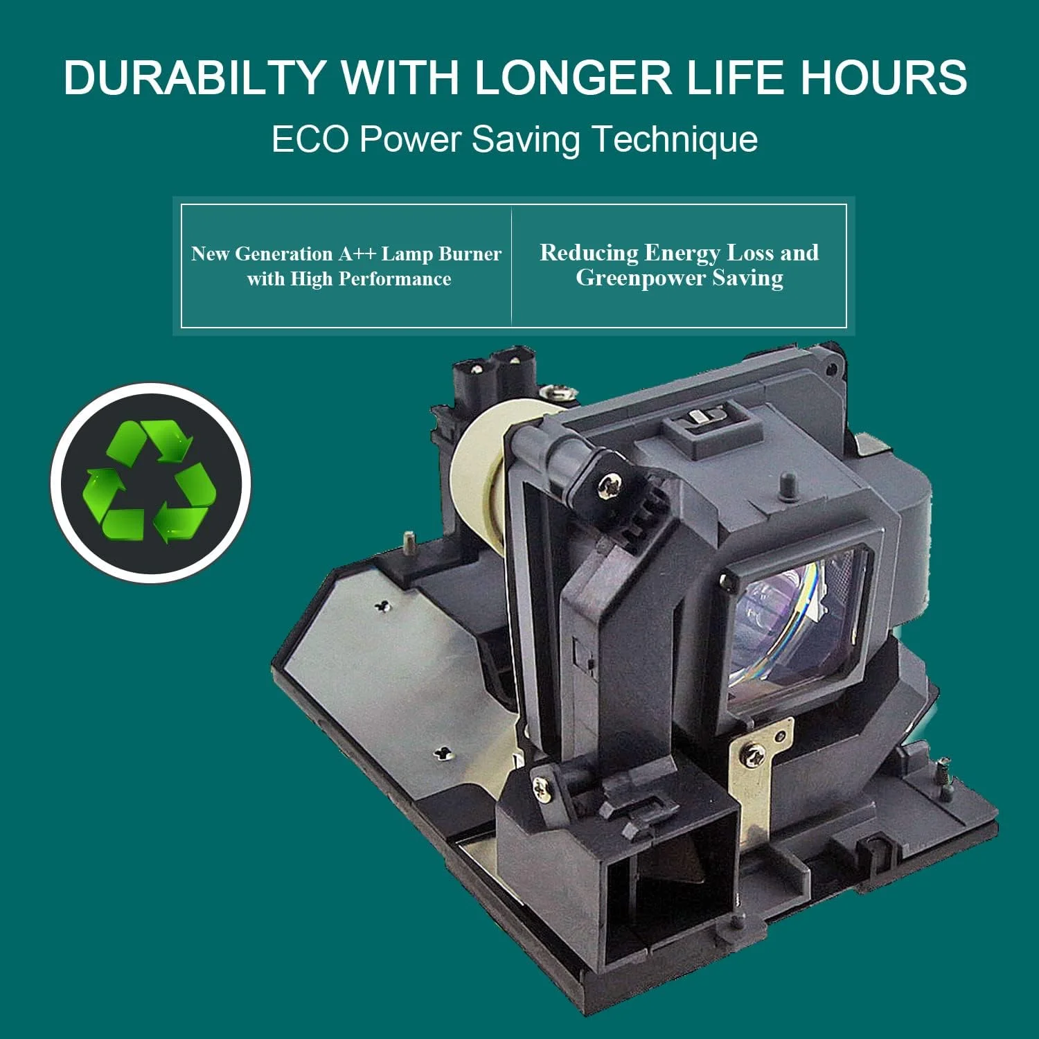 لامپ پروژکتور جایگزین RANETLIO NP30LP با محفظه برای پروژکتورهای NEC M332XS M352WS M352WS+ M402X M402W (NP30LP)