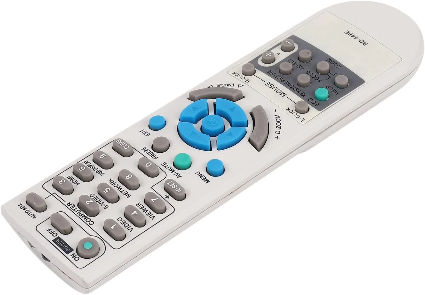 2 عدد کنترل از راه دور پروژکتور Rd-448E برای پروژکتور V260X+V300X+V260 Rd-448E Rd-443E Lt180+Lt280 Lt380 M230 Rd-450C