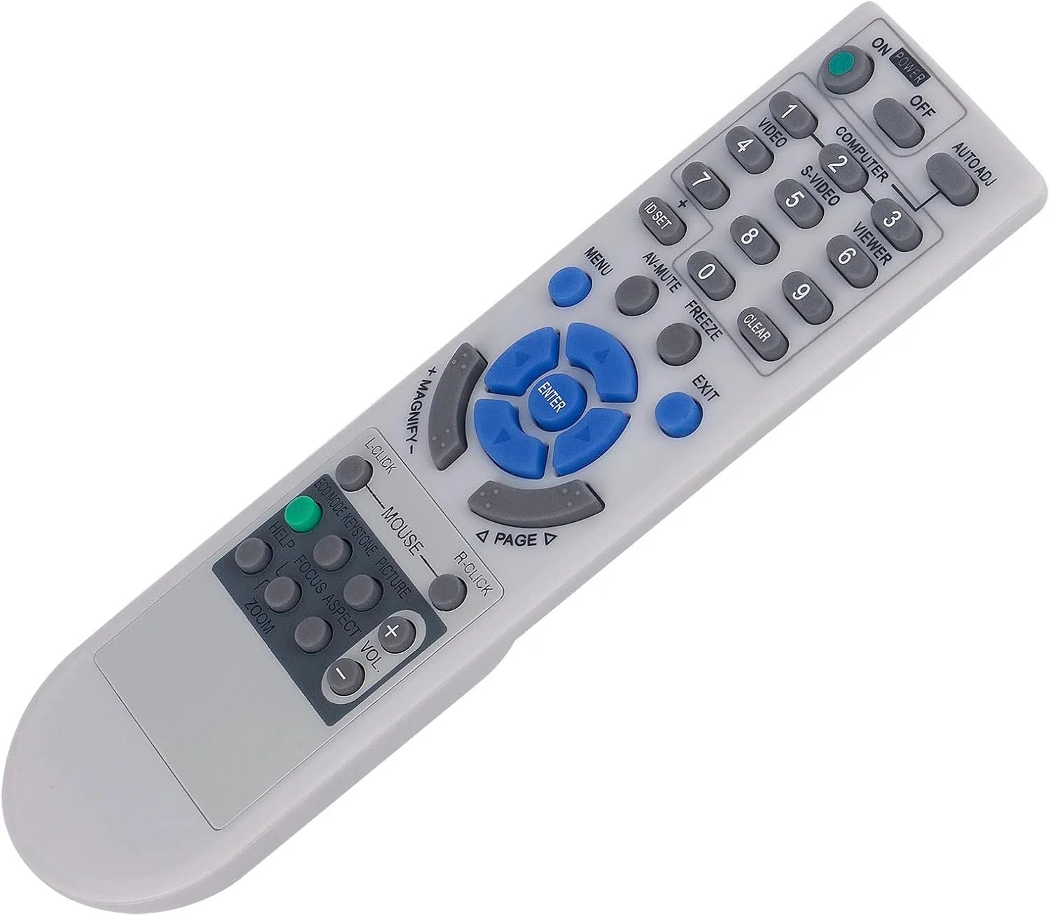 ریموت کنترل پروژکتور جایگزین مدل RD-443E مناسب برای NEC 7N900881,NP300, NP400, NP500, NP500W, NP600, NP110, NP115, NP1200, NP215, NP3200, NP43, NP54, NP63, V260W, V260X, V300W, V300X