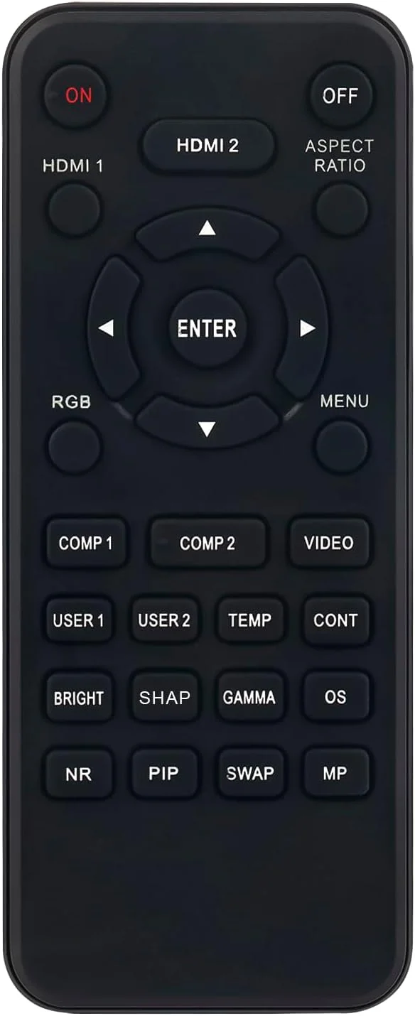 ریموت جایگزین مناسب برای پروژکتور ویویتک مدل های D8300 D8300LT D8300ST D8300EST WUXGA DLP ریموت جایگزین مناسب برای پروژکتور ویویتک مدل های D8300 D8300LT D8300ST D8300EST WUXGA DLP