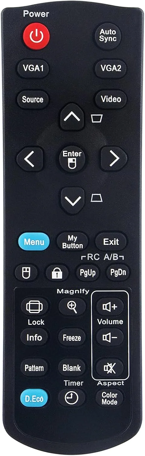 ریموت جایگزین مناسب برای پروژکتورهای ویوسونیک DLP مدل های PJD6253 PJD6383 PJD6383S PJD6553W PJD6653W PJD6653WS PJD6683W PJD6683WS PJD5126 PJD5226 PJD5226W PJD6223 PJD6353 PJD6653W PJD6353S PJD6653WS PJD5132 ریموت جایگزین مناسب برای پروژکتورهای ویوسونیک DLP مدل های PJD6253 PJD6383 PJD6383S PJD6553W PJD6653W PJD6653WS PJD6683W PJD6683WS PJD5126 PJD5226 PJD5226W PJD6223 PJD6353 PJD6653W PJD6353S PJD6653WS PJD5132