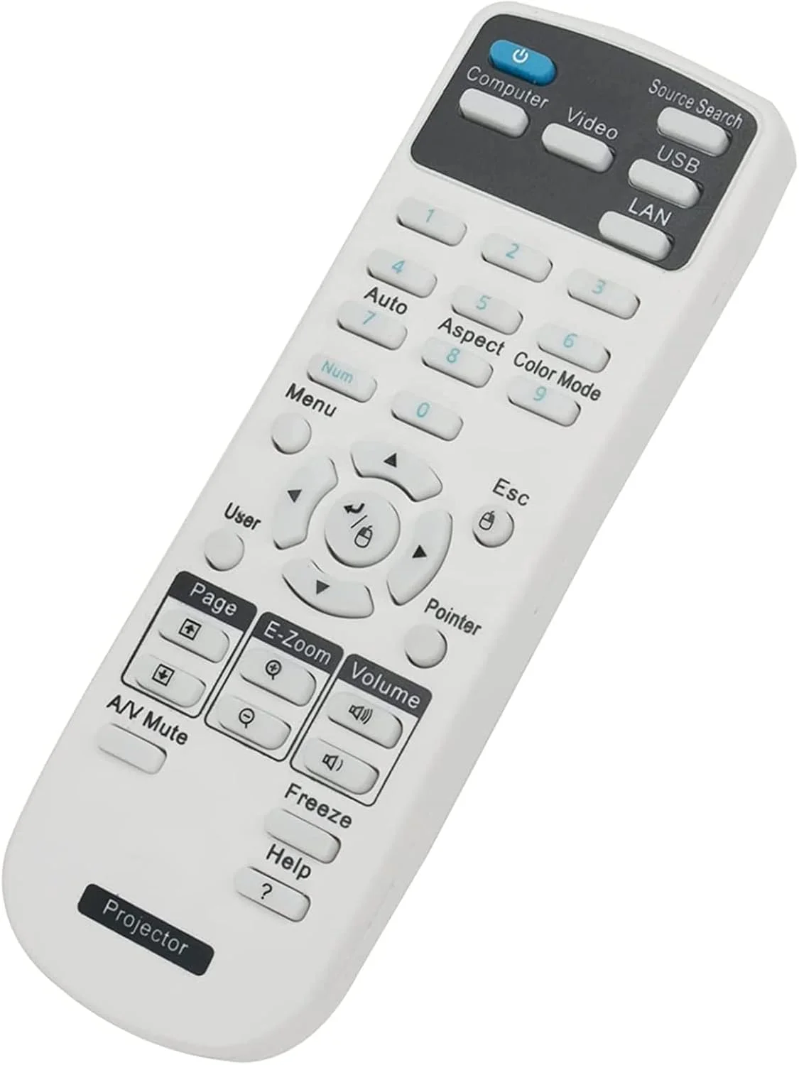 ریموت کنترل جایگزین مناسب برای پروژکتورهای اپسون EX7240 PRO, EX9200 PRO, H719A, PowerLite 1224, PowerLite 1264 EX3240, EX5240, EX5250 PRO ریموت کنترل جایگزین مناسب برای پروژکتورهای اپسون EX7240 PRO, EX9200 PRO, H719A, PowerLite 1224, PowerLite 1264 EX3240, EX5240, EX5250 PRO