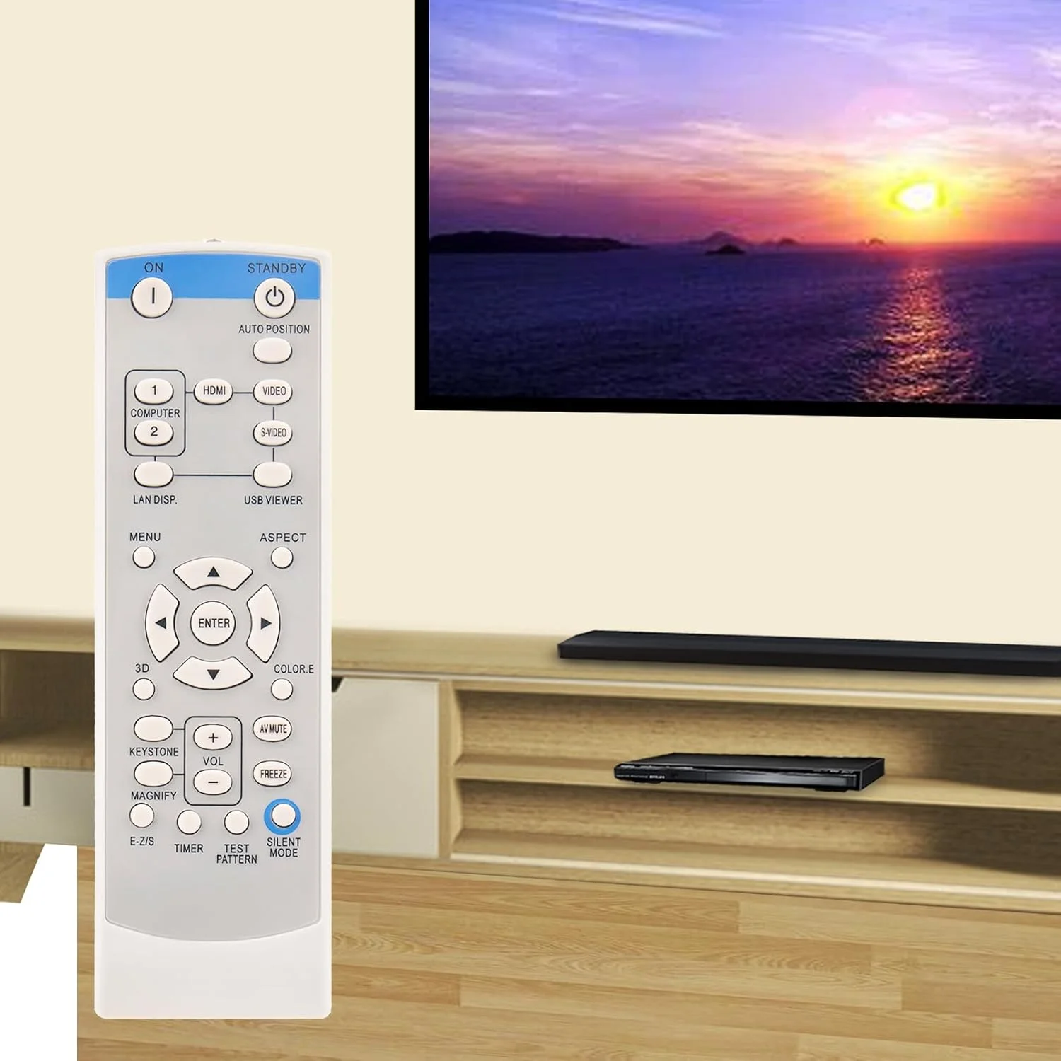 ریموت کنترل جایگزین سازگار با پروژکتورهای میتسوبیشی الکتریک DLP مدل های XD250U-G XD600U-G XD280U-G FD630U-G WD620U-G GS-312 GS-31 XD250U-ST XD280U XD600U XD590U XD700U XD250U FD630U XD700U WD620U ریموت کنترل جایگزین سازگار با پروژکتورهای میتسوبیشی الکتریک DLP مدل های XD250U-G XD600U-G XD280U-G FD630U-G WD620U-G GS-312 GS-31 XD250U-ST XD280U XD600U XD590U XD700U XD250U FD630U XD700U WD620U