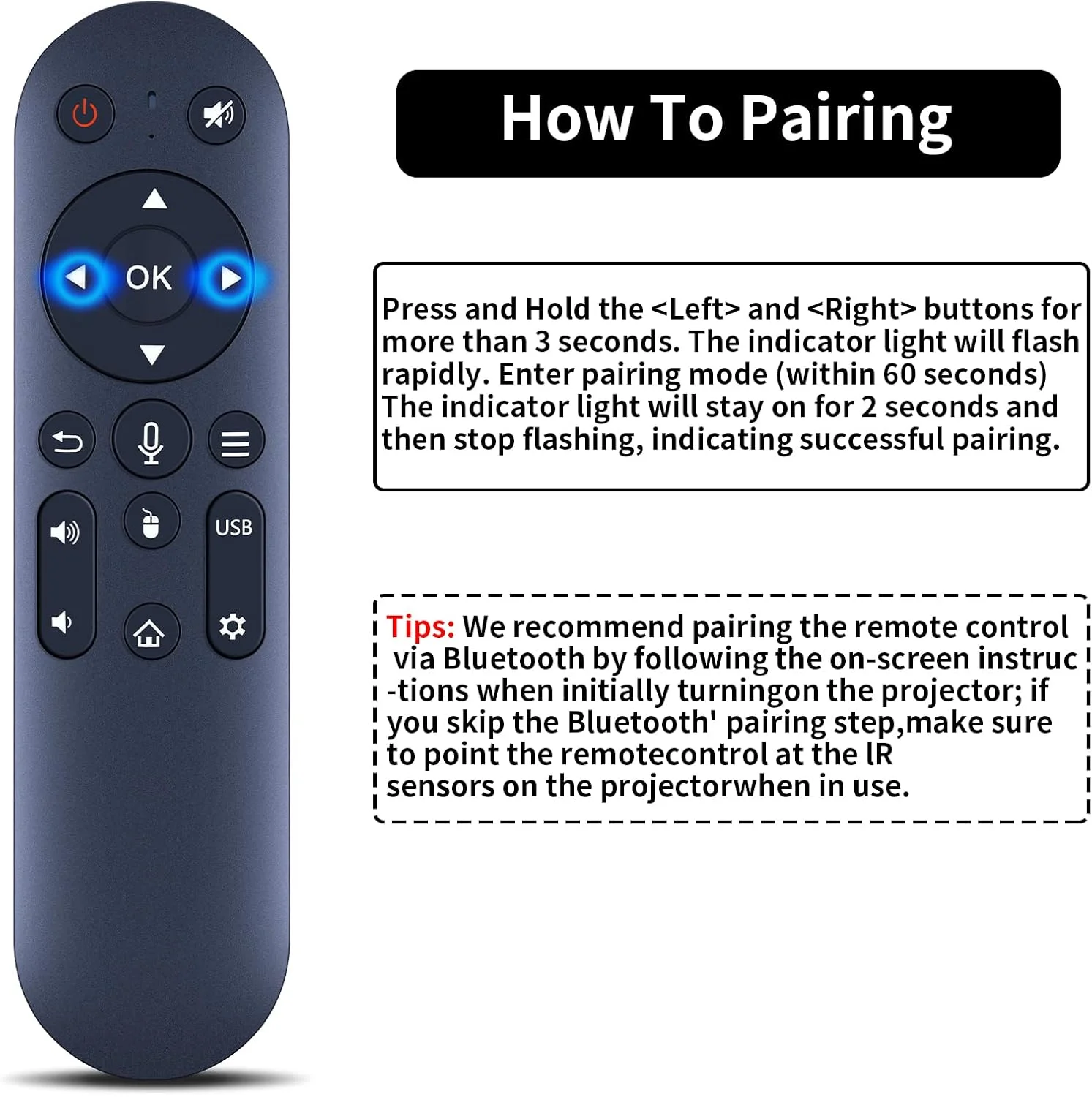 ریموت کنترل صوتی جایگزین سازگار با پروژکتور Magcubic HY300PRO HY300Pro+، برای wowlink W210، برای coolid، Alwtniet، پشتیبانی از حالت دوگانه بلوتوث و مادون قرمز، عملکرد ماوس ریموت کنترل صوتی جایگزین سازگار با پروژکتور Magcubic HY300PRO HY300Pro+، برای wowlink W210، برای coolid، Alwtniet، پشتیبانی از حالت دوگانه بلوتوث و مادون قرمز، عملکرد ماوس