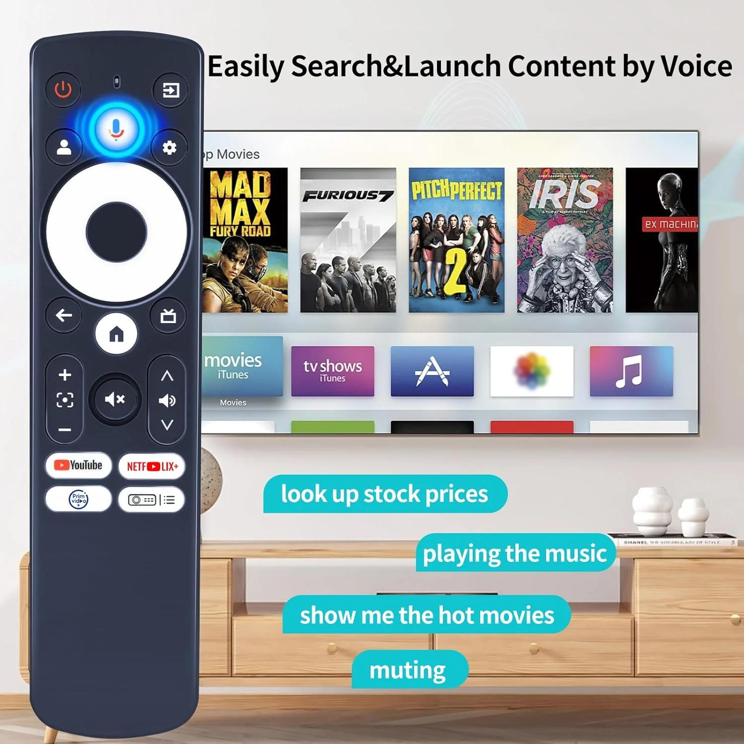 ریموت کنترل جایگزین سازگار با مینی پروژکتور AURZEN Boom مدل EAZZE D1G، برای پروژکتور هوشمند 4K UHD GooDee (پشتیبانی از اتصال بلوتوث و مادون قرمز) ریموت کنترل جایگزین سازگار با مینی پروژکتور AURZEN Boom مدل EAZZE D1G، برای پروژکتور هوشمند 4K UHD GooDee (پشتیبانی از اتصال بلوتوث و مادون قرمز)