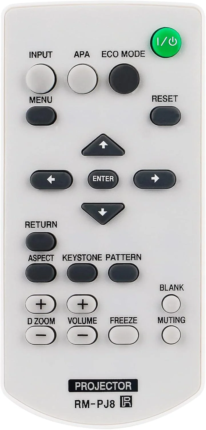 ریموت کنترل جایگزین Allimity RM-PJ8 RMPJ8 سازگار با پروژکتورهای دیتا سونی مدل VPL-PXZ10 VPL-DX142 VPL-DX122 VPL-DX102 VPL-DW122 VPL-EW295 VPL-EW255 VPL-EW235 VPL-EX295 VPL-EX290 VPL-EX255 VPL-EX250 ریموت کنترل جایگزین Allimity RM-PJ8 RMPJ8 سازگار با پروژکتورهای دیتا سونی مدل VPL-PXZ10 VPL-DX142 VPL-DX122 VPL-DX102 VPL-DW122 VPL-EW295 VPL-EW255 VPL-EW235 VPL-EX295 VPL-EX290 VPL-EX255 VPL-EX250