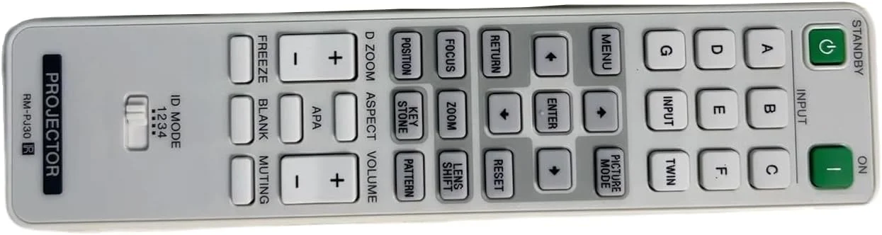 ریموت کنترل جایگزین برای پروژکتور، سازگار با Sony RM-PJ30, VPL-FHZ120B, VPL-FH30, VPL-FH500, VPL-FH500L, VPL-FHZ55, VPL-FHZ55/B, VPL-FX30, VPL-FX35, VPL-FX500, VPL-FX500L