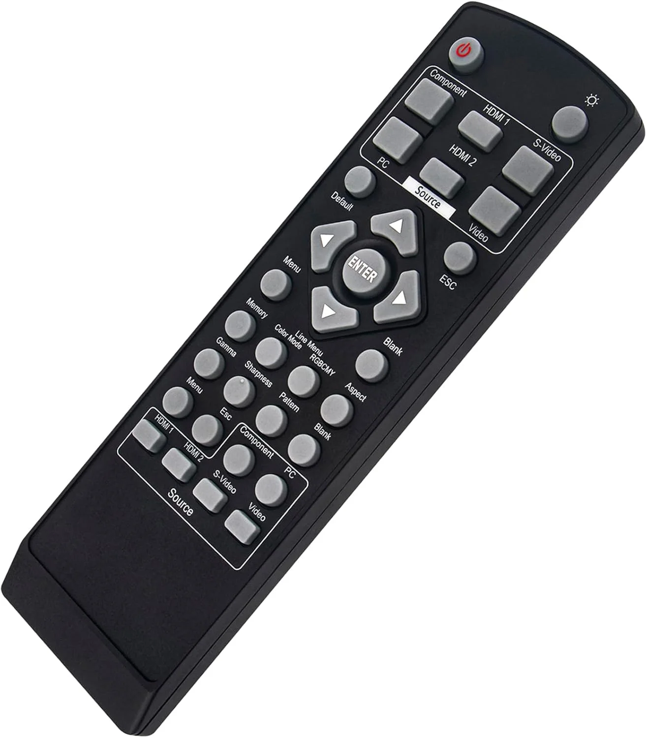 ریموت کنترل پروژکتور جایگزین سازگار با پروژکتورهای Epson PowerLite 6100 6100UB 8350 8700UB 8350UB 6500UB HC6100 V11H419020 V11H262120 V11H292020 V11H291120 EH-TW4400 EH-TW3000 EH-TW3200 ریموت کنترل پروژکتور جایگزین سازگار با پروژکتورهای Epson PowerLite 6100 6100UB 8350 8700UB 8350UB 6500UB HC6100 V11H419020 V11H262120 V11H292020 V11H291120 EH-TW4400 EH-TW3000 EH-TW3200