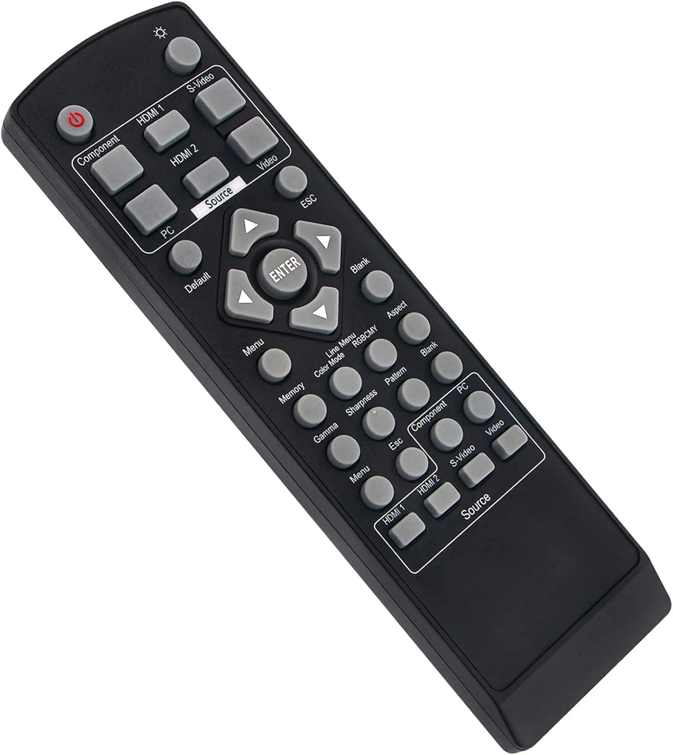 ریموت کنترل پروژکتور جایگزین سازگار با پروژکتورهای Epson PowerLite 6100 6100UB 8350 8700UB 8350UB 6500UB HC6100 V11H419020 V11H262120 V11H292020 V11H291120 EH-TW4400 EH-TW3000 EH-TW3200 ریموت کنترل پروژکتور جایگزین سازگار با پروژکتورهای Epson PowerLite 6100 6100UB 8350 8700UB 8350UB 6500UB HC6100 V11H419020 V11H262120 V11H292020 V11H291120 EH-TW4400 EH-TW3000 EH-TW3200