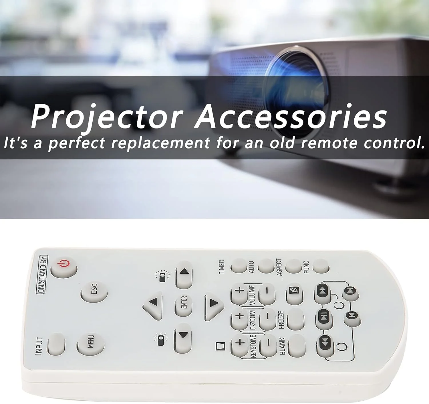 ریموت کنترل پروژکتور جایگزین مناسب برای پروژکتورهای XJV110 XJF10X XJF20XN XJF100W XJF200WN XJF210WN ریموت کنترل پروژکتور جایگزین مناسب برای پروژکتورهای XJV110 XJF10X XJF20XN XJF100W XJF200WN XJF210WN