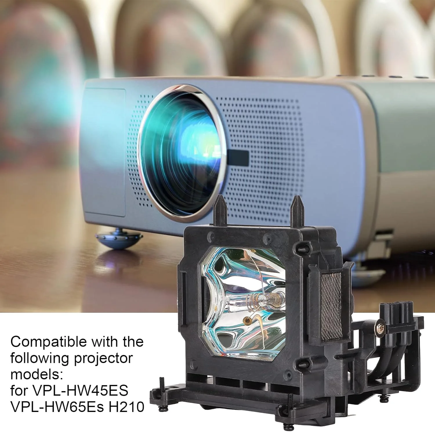 لامپ پروژکتور جایگزین با محفظه برای VPL?HW45ES VPL?HW65Es H21، لامپ پروژکتور جایگزین 200 وات 2000 ساعت، کیفیت بالا لامپ پروژکتور جایگزین با محفظه برای VPL?HW45ES VPL?HW65Es H21، لامپ پروژکتور جایگزین 200 وات 2000 ساعت، کیفیت بالا