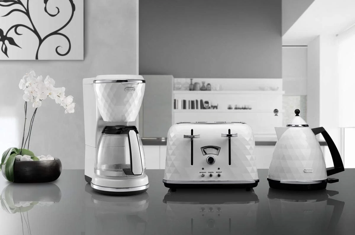 تستر نان 4 تکه دلونگی مدل Brillante CTJ4003W - سفید