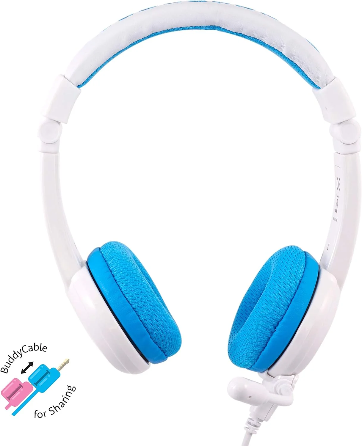 هدفون تاشو کودکانه ONANOFF با صدای ایمن (آبی، جک 3.5 میلیمتری) هدفون تاشو کودکانه ONANOFF با صدای ایمن (آبی، جک 3.5 میلیمتری)