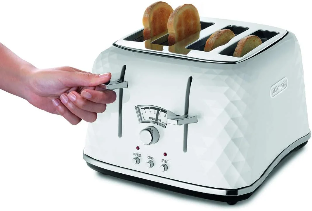 تستر نان 4 تکه دلونگی مدل Brillante CTJ4003W - سفید