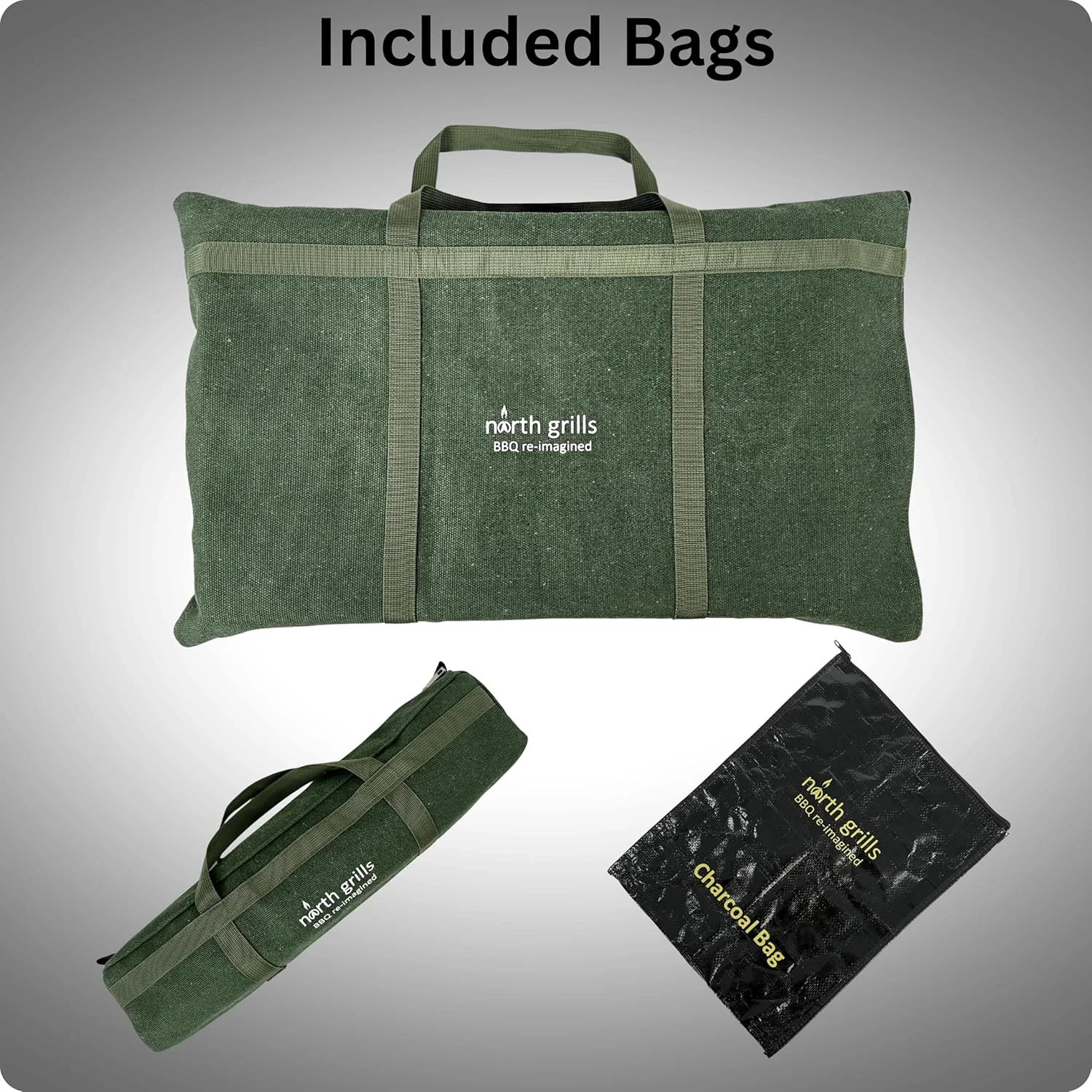 کباب پز زغالی توسط نورث گریلز: کنترل دقیق حرارت، سیخ های مربعی و تخت با دسته سیلیکونی، ابزار استارتر زغال، انبر، دستکش های باربیکیو و کیف های نگهداری و مسافرتی. کباب پز زغالی توسط نورث گریلز: کنترل دقیق حرارت، سیخ های مربعی و تخت با دسته سیلیکونی، ابزار استارتر زغال، انبر، دستکش های باربیکیو و کیف های نگهداری و مسافرتی.