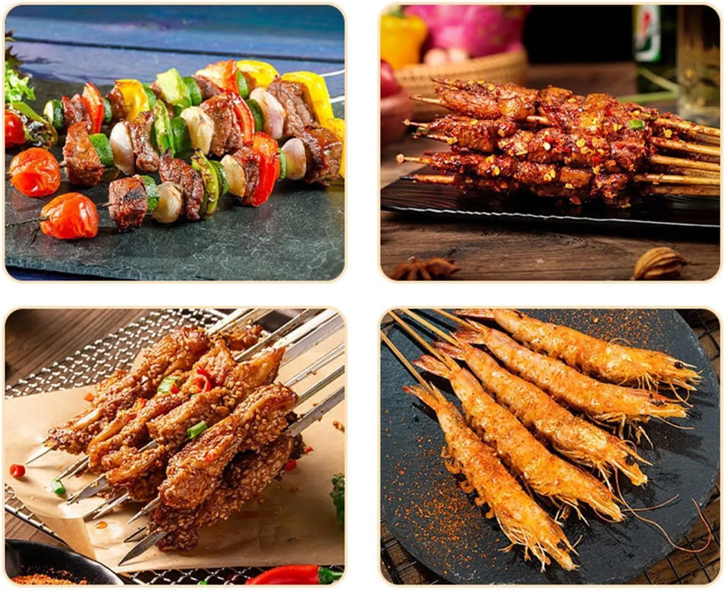 فر چرخشی عمودی حرفه ای Axooms (8 سیخ) - دستگاه کباب پز برقی رومیزی، دستگاه پخت چرخشی، سیخ های کباب استیل ضد زنگ مناسب برای استفاده خانگی فر چرخشی عمودی حرفه ای Axooms (8 سیخ) - دستگاه کباب پز برقی رومیزی، دستگاه پخت چرخشی، سیخ های کباب استیل ضد زنگ مناسب برای استفاده خانگی