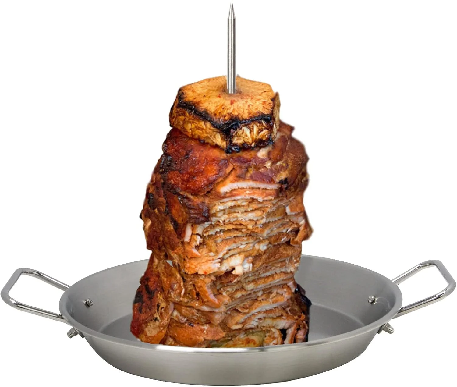 سیخ عمودی کباب پز، پایه ژیرو، شاورما برای فر، هک آل پاستور برای تاکو، گریل برزیلی، استیل ضد زنگ، با میله های 8، 10 و 12 اینچی