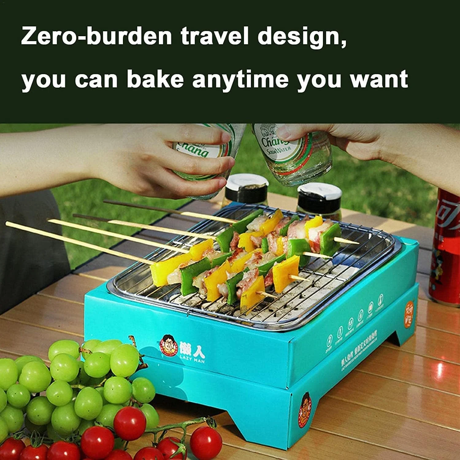 باربیکیو فوری 10 عددی، کباب پز ذغالی، باربیکیو کوچک قابل حمل - باربیکیو یکبار مصرف قابل حمل فقط برای فضای باز، شروع در چند ثانیه باربیکیو فوری 10 عددی، کباب پز ذغالی، باربیکیو کوچک قابل حمل - باربیکیو یکبار مصرف قابل حمل فقط برای فضای باز، شروع در چند ثانیه