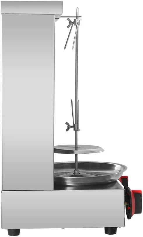 دستگاه گریل شاورما گازی تجاری GZZT مناسب کباب ترکی، ژیرو و تاکو، 220 ولت دستگاه گریل شاورما گازی تجاری GZZT مناسب کباب ترکی، ژیرو و تاکو، 220 ولت