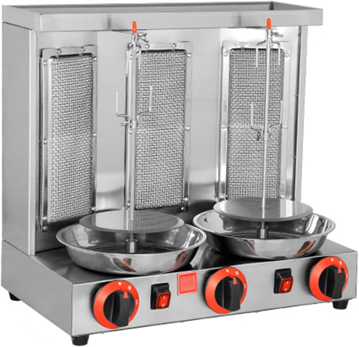 دستگاه کباب ترکی گازی MiBoce، گریل کباب، فر گریل روتاری عمودی، سرخ کن گازی استیل با گریل چرخان اتوماتیک، مناسب برای آشپزخانه منزل و رستوران دستگاه کباب ترکی گازی MiBoce، گریل کباب، فر گریل روتاری عمودی، سرخ کن گازی استیل با گریل چرخان اتوماتیک، مناسب برای آشپزخانه منزل و رستوران