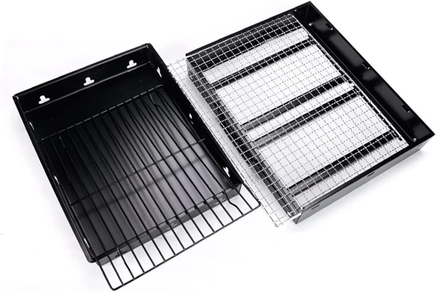 باربیکیو کباب پز تاشو قابل حمل ذغالی مناسب کمپینگ، پیک نیک و پخت و پز در فضای باز باربیکیو کباب پز تاشو قابل حمل ذغالی مناسب کمپینگ، پیک نیک و پخت و پز در فضای باز