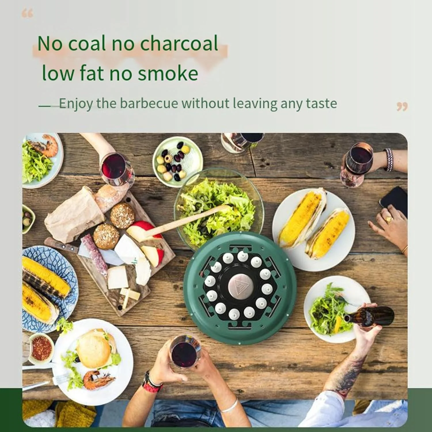 دستگاه کباب پز چرخشی اتوماتیک OPSREY 360 درجه عمودی بدون دود، دستگاه کباب پز خانگی کباب بره، آبی دستگاه کباب پز چرخشی اتوماتیک OPSREY 360 درجه عمودی بدون دود، دستگاه کباب پز خانگی کباب بره، آبی