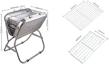 باربیکیو کباب سیار ZLQHDG مناسب فضای باز، باربیکیو خانگی، باربیکیو استیل ضد زنگ، قفسه باربیکیو کمپینگ، باربیکیو ذغالی باربیکیو کباب سیار ZLQHDG مناسب فضای باز، باربیکیو خانگی، باربیکیو استیل ضد زنگ، قفسه باربیکیو کمپینگ، باربیکیو ذغالی