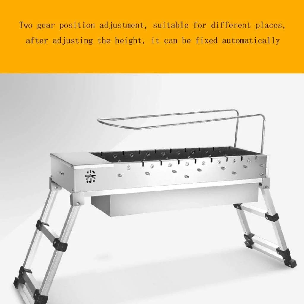 باربیکیو ذغالی تاشو استیل ضد زنگ برای فضای باز باربیکیو ذغالی تاشو استیل ضد زنگ برای فضای باز