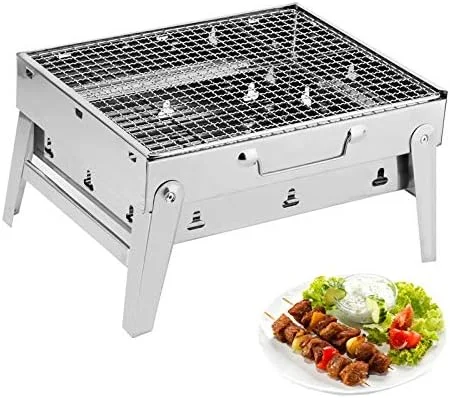 باربیکیو ذغالی تاشو استیل ضد زنگ قابل حمل برای کمپینگ و پیک نیک باربیکیو ذغالی تاشو استیل ضد زنگ قابل حمل برای کمپینگ و پیک نیک