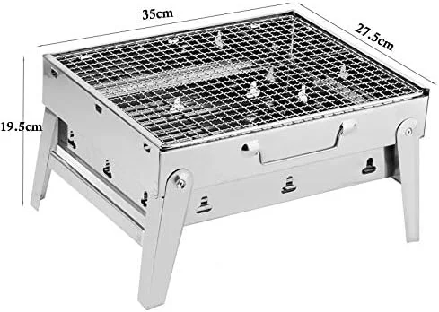 باربیکیو ذغالی تاشو استیل ضد زنگ قابل حمل برای کمپینگ و پیک نیک باربیکیو ذغالی تاشو استیل ضد زنگ قابل حمل برای کمپینگ و پیک نیک