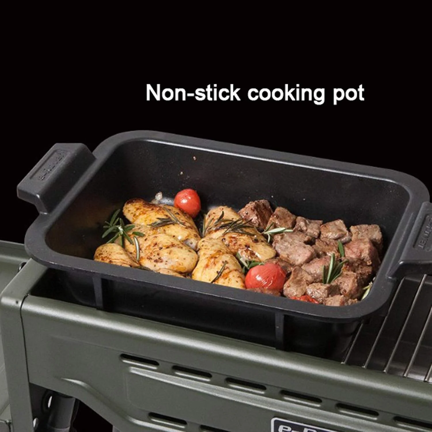 کباب پز قابل حمل تاشو، باربیکیو ذغالی فضای باز با سطح پخت بزرگ به همراه چنگال پخت و تابه زیرین نچسب برای پیک نیک در فضای باز، پخت و پز در پاسیو، مهمانی در حیاط خلوت، کباب پز ذغالی سبز تیره کباب پز قابل حمل تاشو، باربیکیو ذغالی فضای باز با سطح پخت بزرگ به همراه چنگال پخت و تابه زیرین نچسب برای پیک نیک در فضای باز، پخت و پز در پاسیو، مهمانی در حیاط خلوت، کباب پز ذغالی سبز تیره