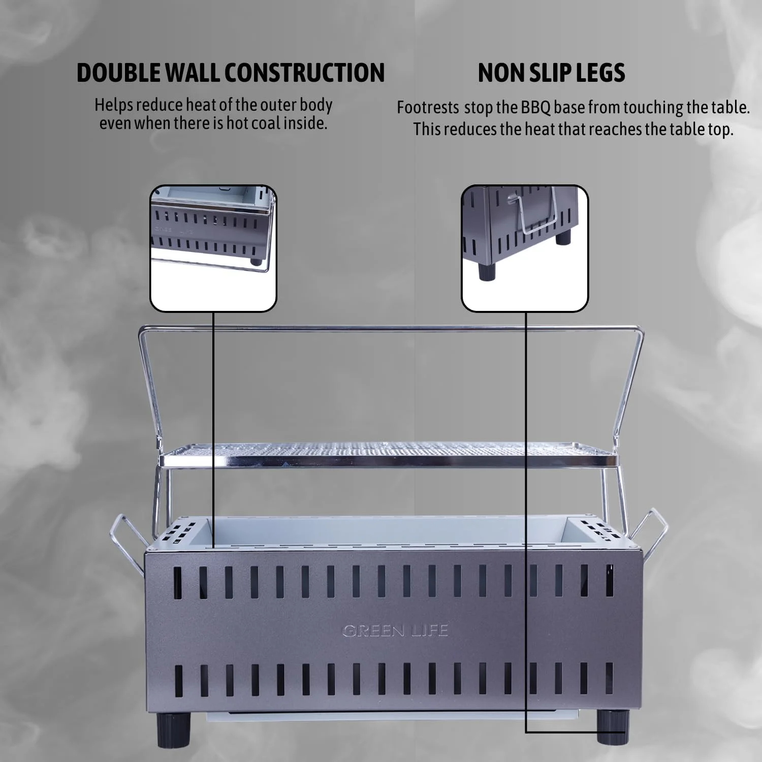 Procamp | ساخت ژاپن | باربیکیو ذغالی رومیزی - 35 سانتی متر در 21 سانتی متر | مناسب برای 1-2 نفر | گریل قابل حمل | گریل کباب پز برای کمپینگ در فضای باز، پخت و پز در پاسیو Procamp | ساخت ژاپن | باربیکیو ذغالی رومیزی - 35 سانتی متر در 21 سانتی متر | مناسب برای 1-2 نفر | گریل قابل حمل | گریل کباب پز برای کمپینگ در فضای باز، پخت و پز در پاسیو