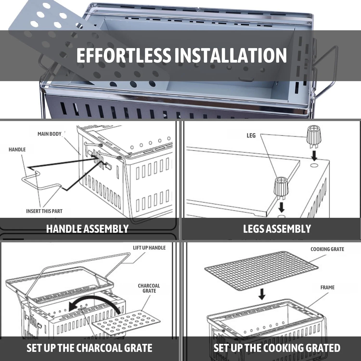 Procamp | ساخت ژاپن | باربیکیو ذغالی رومیزی - 35 سانتی متر در 21 سانتی متر | مناسب برای 1-2 نفر | گریل قابل حمل | گریل کباب پز برای کمپینگ در فضای باز، پخت و پز در پاسیو Procamp | ساخت ژاپن | باربیکیو ذغالی رومیزی - 35 سانتی متر در 21 سانتی متر | مناسب برای 1-2 نفر | گریل قابل حمل | گریل کباب پز برای کمپینگ در فضای باز، پخت و پز در پاسیو