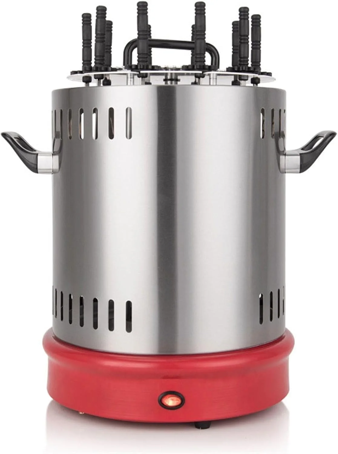 دستگاه کباب پز برقی SJHDKLW، باربیکیو گردان اتوماتیک بدون دود، اجاق گرم کننده کباب با گرمایش سریع و تمیز کردن آسان (6 سیخ) دستگاه کباب پز برقی SJHDKLW، باربیکیو گردان اتوماتیک بدون دود، اجاق گرم کننده کباب با گرمایش سریع و تمیز کردن آسان (6 سیخ)