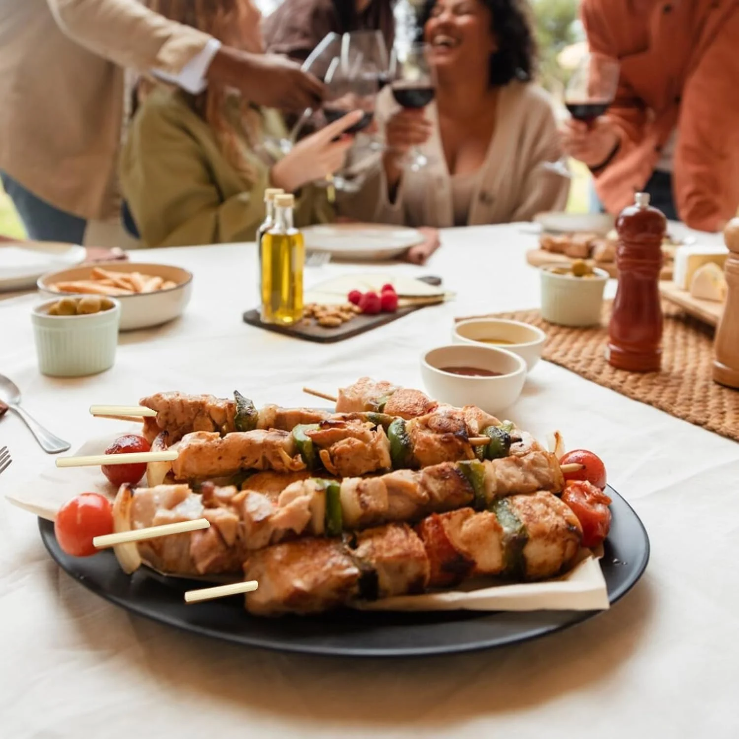 سیخ چوبی بامبو (بسته 50 عددی)، سیخ کباب چوبی 30 سانتی متری برای گریل کردن، سیخ کباب بامبو 5 میلی متری محکم، سیخ چوبی گریل برای باربیکیو، پیش غذا، غذا، گوشت کبابی، خلال دندان بلند سیخ چوبی بامبو (بسته 50 عددی)، سیخ کباب چوبی 30 سانتی متری برای گریل کردن، سیخ کباب بامبو 5 میلی متری محکم، سیخ چوبی گریل برای باربیکیو، پیش غذا، غذا، گوشت کبابی، خلال دندان بلند