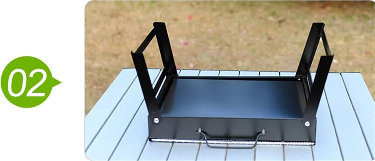 باربیکیو کباب پز تاشو قابل حمل زغالی مناسب کمپینگ پیک نیک باربیکیو کباب پز تاشو قابل حمل زغالی مناسب کمپینگ پیک نیک