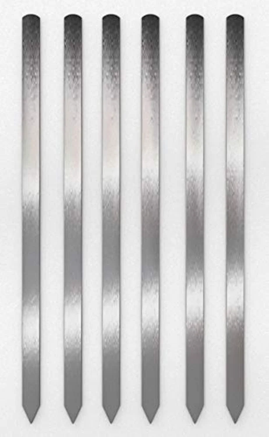 سیخ کباب تخت ای-تکس، سیخ های کباب پز بلند، خاکستری، 48 سانتی متر، مجموعه 6 عددی