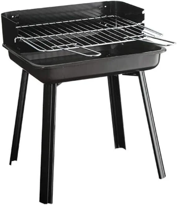 باربیکیو ذغالی تاشو قابل حمل، کباب پز استیل ضد زنگ، مناسب برای کمپینگ