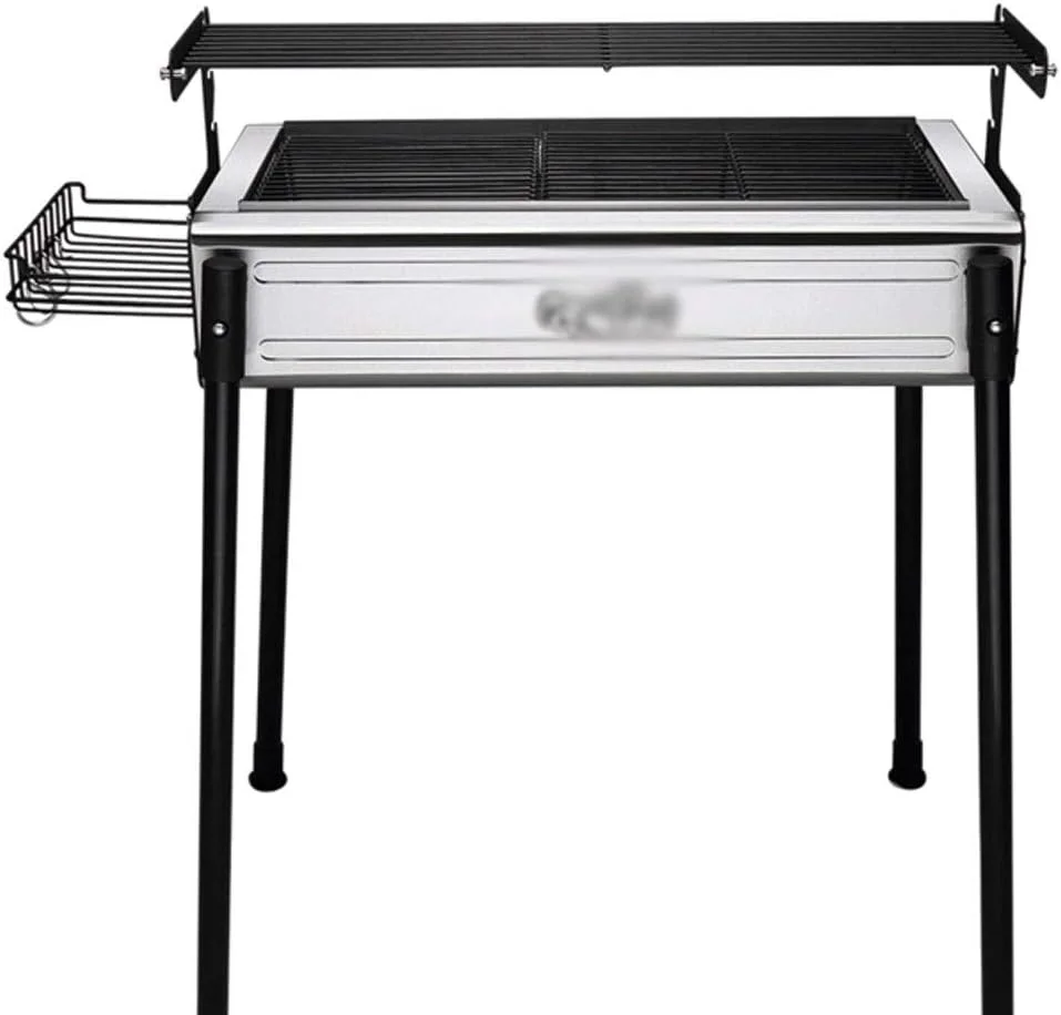 باربیکیو ذغالی خانگی ZLQHDG مناسب برای بیش از 5 نفر، مناسب برای فضای باز (رنگ: نقره ای) باربیکیو ذغالی خانگی ZLQHDG مناسب برای بیش از 5 نفر، مناسب برای فضای باز (رنگ: نقره ای)