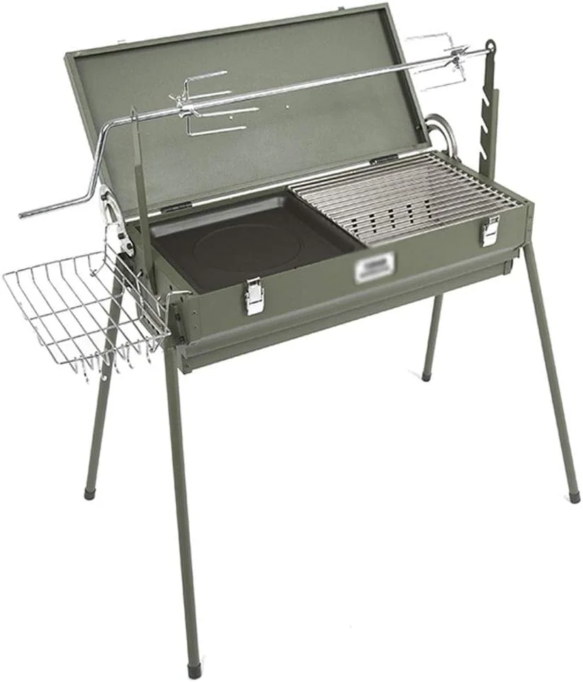کباب پز بزرگ و راحت برای منزل، مناسب برای 5 نفر، باربیکیو ذغالی برای فضای باز کباب پز بزرگ و راحت برای منزل، مناسب برای 5 نفر، باربیکیو ذغالی برای فضای باز